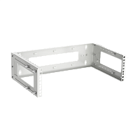 Рама настенная регулируемая 300-500мм 3U серая