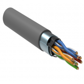 Каб. в. п. F/UTP кат. 5E 4 пары PVC 1м сер. GENERICA