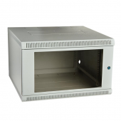 Шкаф телекоммуникационный настенный разборный 19”,9U(600x650), ШТ-НСр-9U-600-650-С дверь стекло ССД