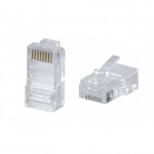 Коннектор RJ-45 под витую пару, категория 5e, неэкранированный, универсальный  (100 шт в упак)