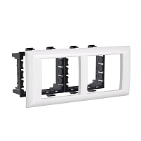 Рамка-суппорт "Avanti" для "In-liner Front", белый, 4 модуля