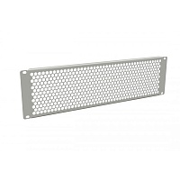 Фальш-панель перфорированная на 3U, цвет серый (RAL 7035)