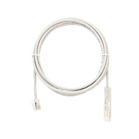 Коммутационный шнур NIKOMAX U/UTP 1 пара, Кат.3 (Класс C), 16МГц, 110-RJ11/6P4C, USOC, многожильный, BC (чистая медь), 24AWG (7х0,192мм), LSZH нг(А)-H