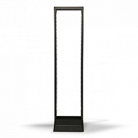 Открытая стойка 19-дюймовая (19"), 47U, однорамная, цвет черный (RAL 9005)