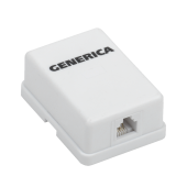 Розетка инф. настенная RJ12 кат. 3 UTP 1 порт GENERICA