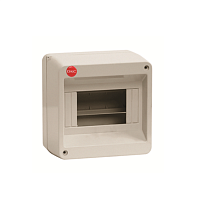 Щиток настенный, ral 7035, без крышки, 6мод.