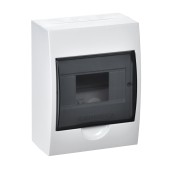 Корпус пластиковый ЩРН-П-6 черн. прозр. дверь IP41 GENERICA