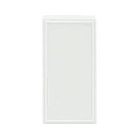 Заглушка 22,5х45 мм на 1 модуль, цвет белый