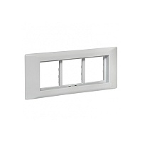 Рамка+суппорт 6 модулей (3 поста) для парапетного кабельного канала EKF C-Line