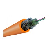 Кабель волоконно-оптический 50/125 (OM2) многомодовый, 4 волокна, супергибкий, бронированный, волокна в канате из стальных проволок, гелезаполненный, 