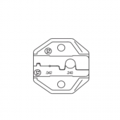 Губки для HT-336FM для обжима изолированных наконечников или феррулов, овального типа (.042"/.24")1.07/6.10mm