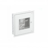 Шкаф квартирный телекоммуникационный встраиваемый с радиопрозрачной дверцей ШТ-НСс 4+3 патч-корда, делитель 1х4 ССД