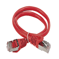 ITK Коммутационный шнур (патч-корд), кат.5Е FTP, 5м, красный