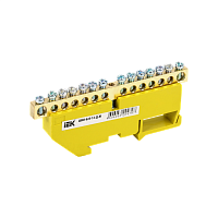 Шина PE "земля" на DIN-изол ШНИ-6х9-14-Д-Ж IEK