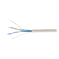 ITK Витая пара F/UTP кат.5E 2х2х24AWG solid PVC серый (500м)