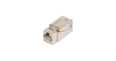 Модуль-вставка NIKOMAX типа Keystone, Кат.6 (Класс E), 250МГц, RJ45/8P8C, самозажимной, T568A/B, полный экран, металлик - гарантия: 5 лет расширенная 