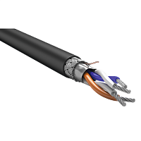 ITK Кабель RS-485 1х2х0,6 нг(А)-HF черный (200м)