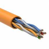 ITK Витая пара U/UTP кат.6 4x2х23AWG LSZH оранжевый (305м)