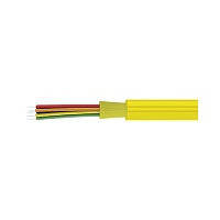 Волоконно-оптический внутриобъектовый кабель Distribution, плотный буфер, SM 9/125, 16В, LSZH нг(А)-HF, цвет желтый
