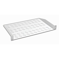 Полка консольная 19", 1U глубина 250мм, нагрузка до 25 кг, сер.