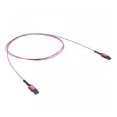 Патчкорд 2ОВ 50/125 OM4, LC Duplex Uniboot/LC Duplex Uniboot, 1м(предустановленная конфигурация: тип полярности - прямая А/B - B/A)