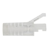 Колпачок пластиковый для шнуров, прозрачный, уп. 10 штук