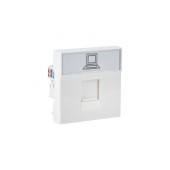 Розетка RJ45 кат. 5e, 2 модуля EKF