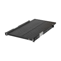 Полка выдвижная TLK, 19", Ш418хГ800мм, для шкафа и стойки глубиной 1000мм, черная