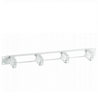 Органайзер кабельный горизонтальный с окнами 4 кольца 1U ОКО-19"-1U ССД