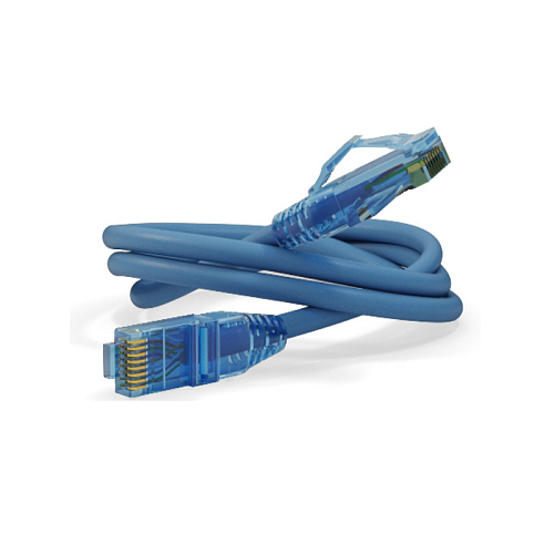 Hyperline PC-LPM-UTP-RJ45-RJ45-C6-2M-LSZH-BL Патч-корд U/UTP, Cat.6, LSZH, 2 м, синий