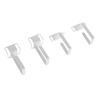 Органайзер кабельный одинарный изогнутый