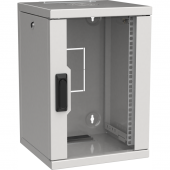 ITK LINEA WS Шкаф 10" 9U 320х310мм дверь стекл. сер.