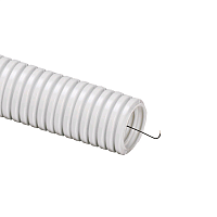 Труба гофр.ПВХ d 20 с зондом (10 м) IEK