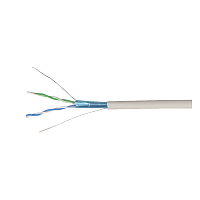 ITK Витая пара F/UTP кат.5E 2х2х24AWG solid PVC серый (500м)