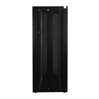 Шкаф нап. 19", 42U 800х800,2-я перед. дв. перф.,2-я задн. дв. перф., чер.