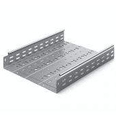 Металлический лоток перфорированный 400х80х3000 (1 мм)
