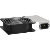 ITK Вент. панель 1 модуль С14 для шкафа 10" LINEA WS серая