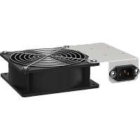 ITK Вент. панель 1 модуль С14 для шкафа 10" LINEA WS серая