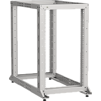 ITK LINEA F Стойка 2-рамная 42U 600х600-1000мм серая