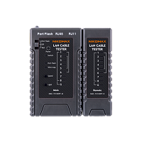 Кабельный тестер NIKOMAX, UTP/STP, RJ45, RJ12, RJ11, с функцией PortFlash и LED фонарём