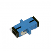 Оптический проходной адаптер SC/UPC-SC/UPC, SM, simplex, корпус пластиковый, черный.