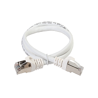 ITK Коммутационный шнур (патч-корд), кат.5Е FTP, 2м, белый