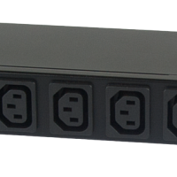 Блок  контролируемых электрических розеток TLK, Серия MN (Monitored) 19", 8 гнезд C13, макс. нагрузка 16 А, шнур питания 3 м., вилка С20, цифровое изм