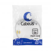 Патч-корд U/UTP, категория5е, 2xRJ45/8p8c, неэкранированный, серый, PVC, 0.15м