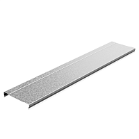 Крышка к лотку 50х15х3000, толщ. 0,55 мм, Сендзимир цинк