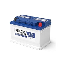 Аккумуляторная батарея Delta DELTA START MASTER 75 Ah EFB