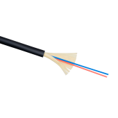 Кабель волоконно-оптический 9/125 одномодовый, 2 волокна, плотное буферное покрытие (tight buffer), внутренний/вн