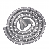 Пластиковый спиральный рукав для кабеля д.32 мм (2 м) и инструмент ST-32