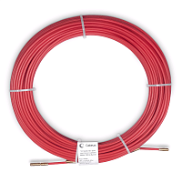 Устройство для протяжки кабеля в стояках и трубах межэтажных конструкций мини УЗК в бухте, 40м (диаметр стеклопрутка 6 мм)