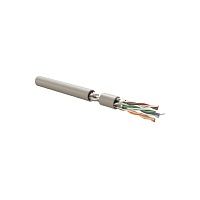 Кабель витая пара, экранированная U/FTP, категория 6A, 4 пары (23 AWG), одножильный (solid), каждая пара в экране, без общего экрана, нг(А)-LSLTx, вну